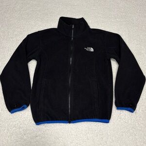 The North Face Kids Jacket - Black with Blue Trim